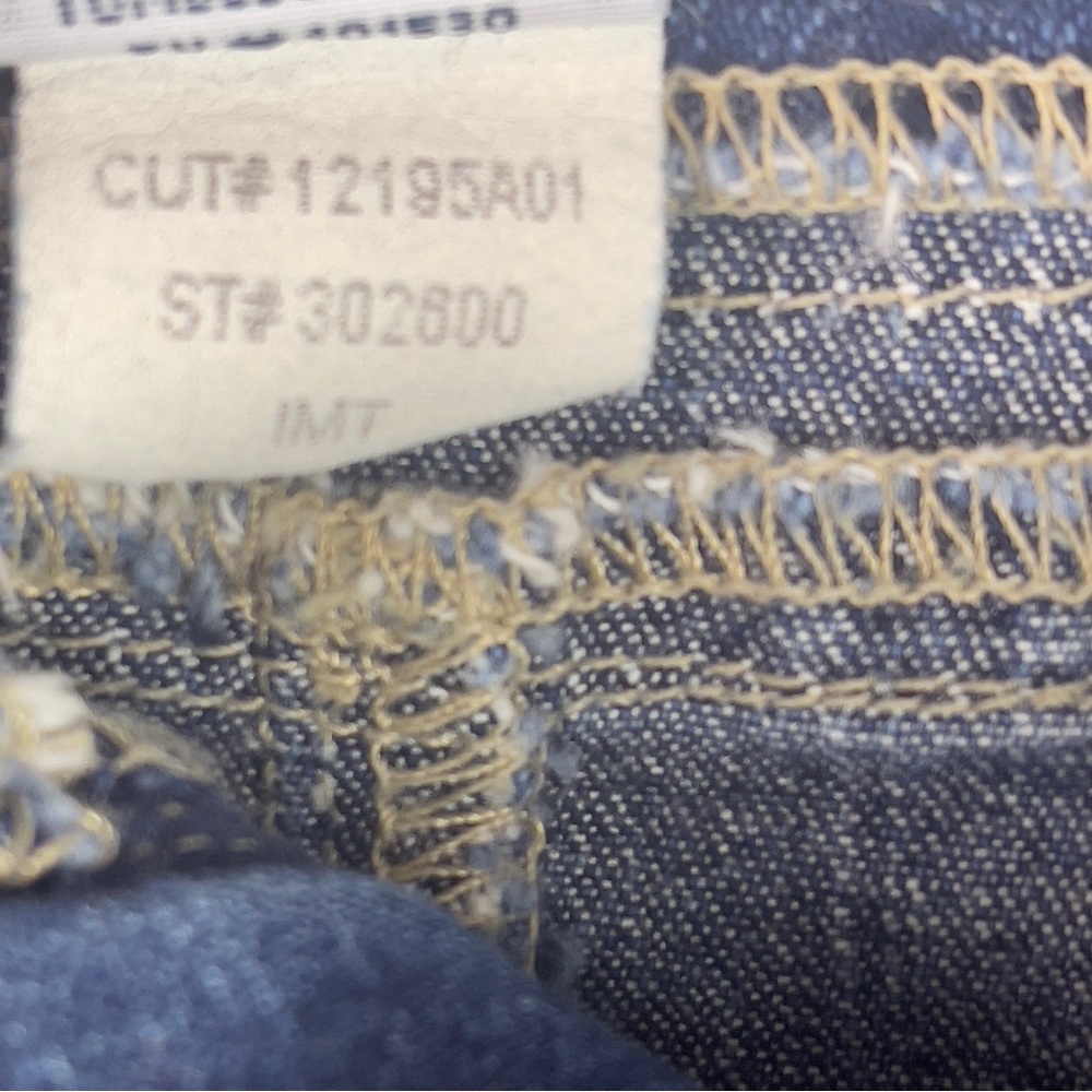 L.A. Blues Vintage Y2K 90s Zip Front Denim Jean Skirt Grunge Streetwear Size 10 - Picture 14 of 14